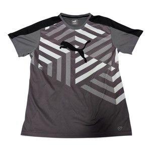 Puma Mens Graphic‎ Short Sleeve Tee XL Gray